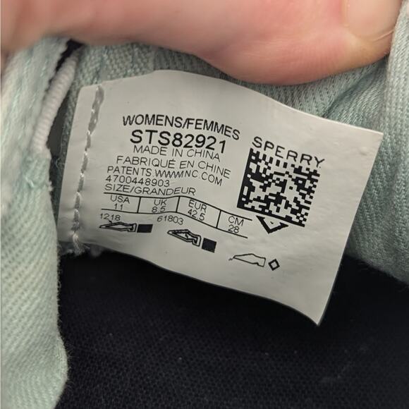 Sperry Pier View Fray Surf Memory Foam Lace Up Fashion Sneakers Women's Size 11 - Picture 8 of 9